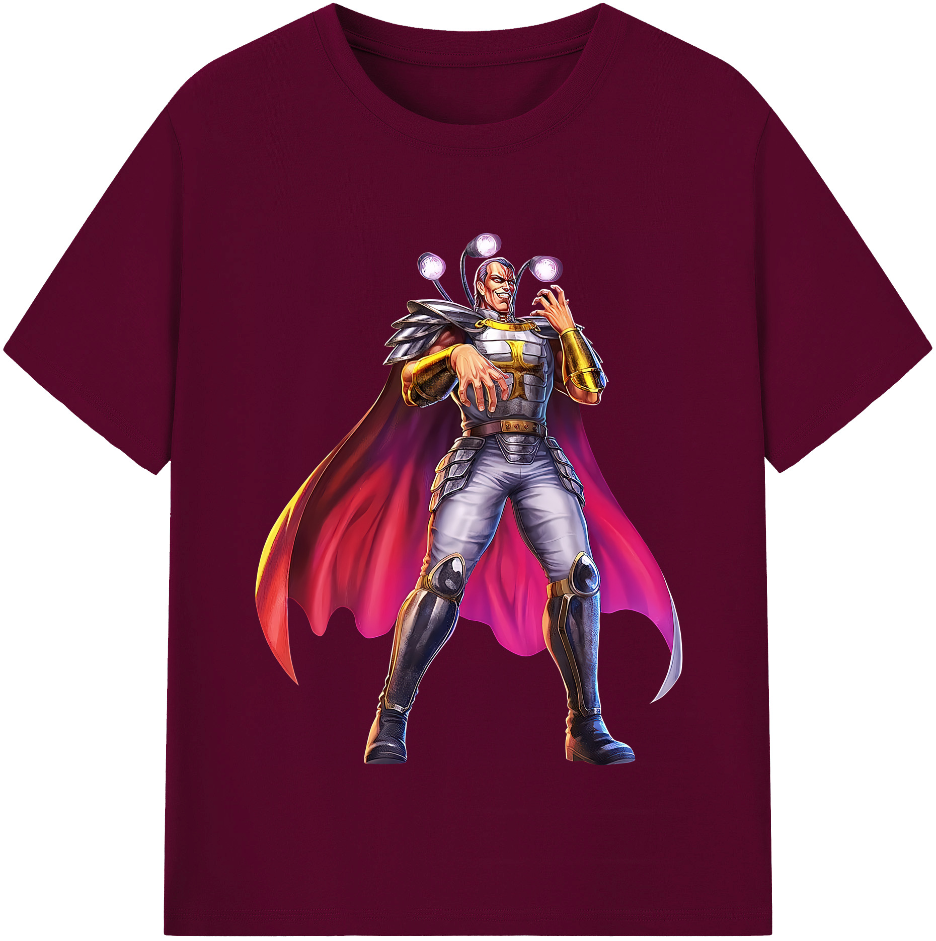 （画像用） 北斗の拳 Fist of the North Star レディースカジュアルプリントTシャツ（綿100％）